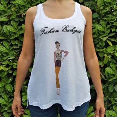 T-shirt in tencel "Fashion Ecologist" (L)
