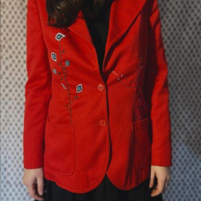 Hand embroidery jacket