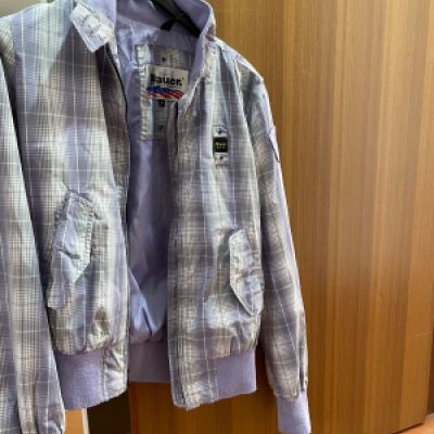 Giubbotto Blauer u.s.a. lilla con fantasia