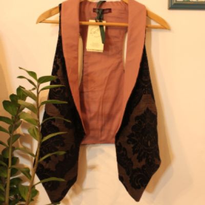 Gilet damascato