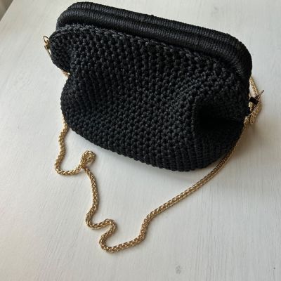Borsa clutch nera