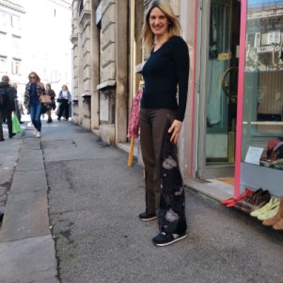 Pantaloni up-cycled