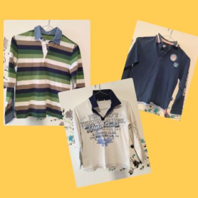 Polo bimbo m. lunga 7/8 anni