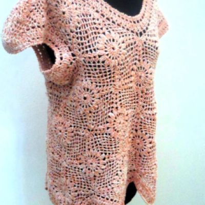 Tunica UNIKA  lavorazione crochet