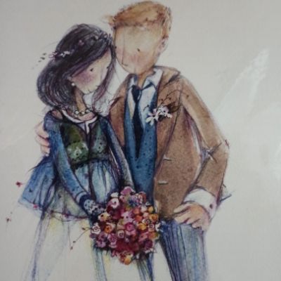 Stampa d'autore sposini