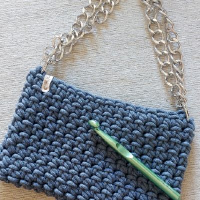 BORSA CHUNKY BLU JEANS