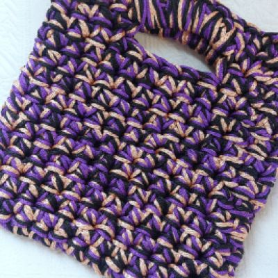 BORSA A MANO VIOLA, NERA, ROSA