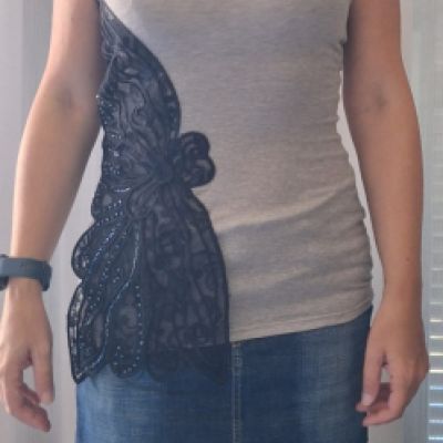 Canotta con applicazioni 