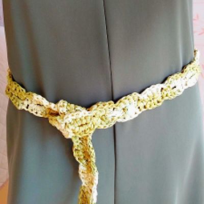 CINTURA RAFIA MULTICOLORE