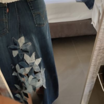 Long skirt con Levis vintage