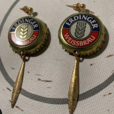 Orecchini tappi birra