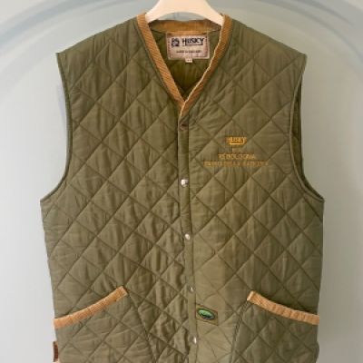 Husky gilet trapuntato