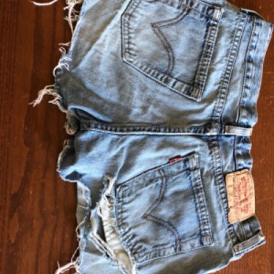 Short in denim