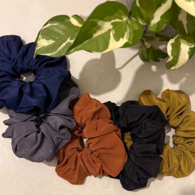 elastici per capelli in seta