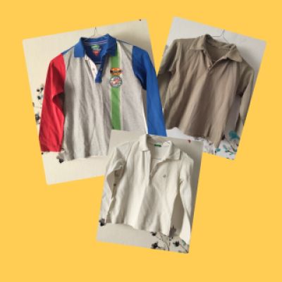 Polo manica lunga 5/6 anni