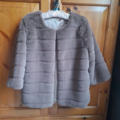 Giacca pelliccia ecologica 