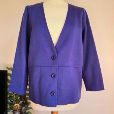 Blazer vintage Valentino Garavani 100% lana taglia 46